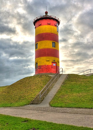 Leuchtturm und Treppe